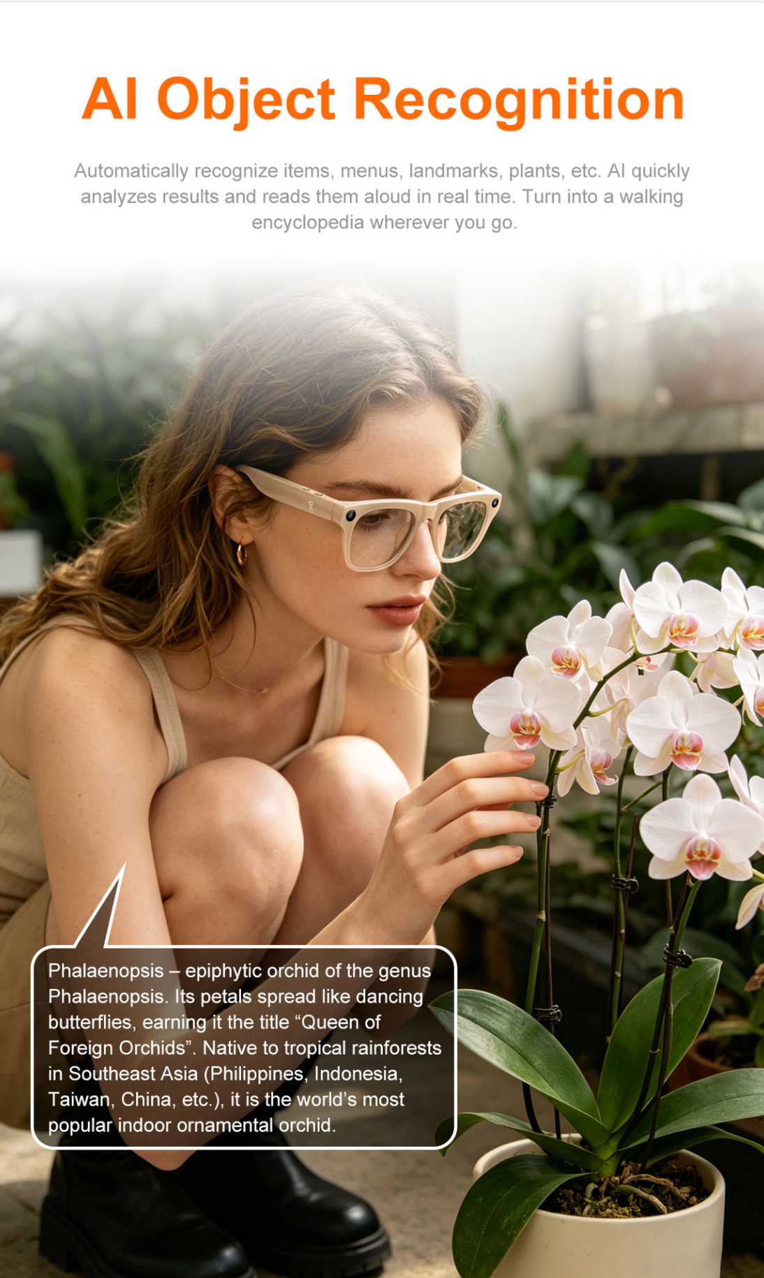 AI-powered Smart Glasses With A Camera